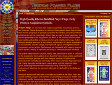 Tablet Screenshot of prayerflags.com